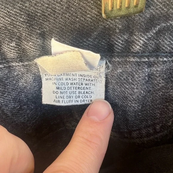 Rocky Mountain RARE Vintage Black Fringe Jeans - Picture 8 of 12